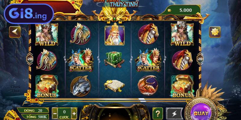 Nổ Hũ Sơn Tinh Thủy Tinh GI8 Kinh Nghiệm Chơi Thắng Lớn 3 Cách tính thưởng nổ hũ Sơn Tinh Thủy Tinh GI8