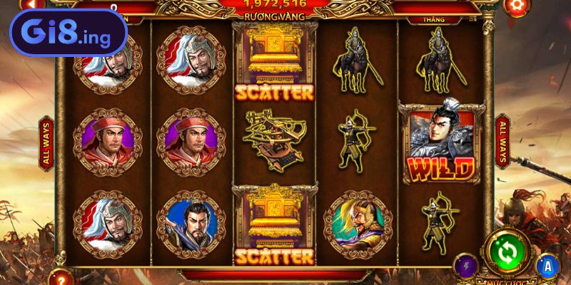 Chọn sảnh chơi nổ hũ Tam Quốc Tranh Hùng GI8 phù hợp